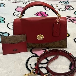 Coach Tilly top handle/crossbody and card case